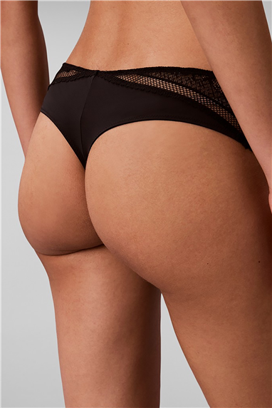 Calvin Klein Thong Kadın Külot Siyah