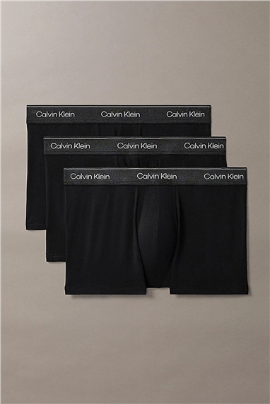 Calvin Klein Trunk 3Pk Erkek 3lü Boxer Yeşil