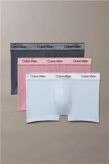 Calvin Klein Trunk 3Pk Erkek 3lü Boxer Pembe