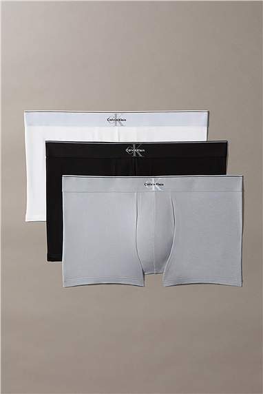 Calvin Klein Trunk 3Pk Erkek 3lü Boxer Gri