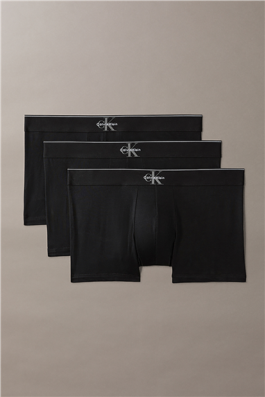 Calvin Klein Trunk 3Pk Erkek 3lü Boxer Siyah