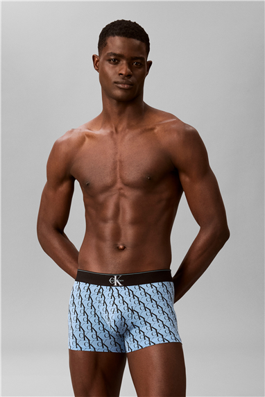 Calvin Klein Trunk 3Pk Erkek 3lü Boxer Mavi