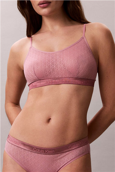 Calvin Klein Unlined Bralette Kadın Sütyen Pembe