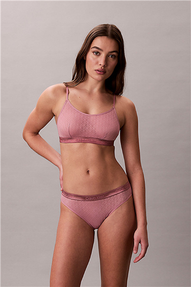 Calvin Klein Unlined Bralette Kadın Sütyen Pembe