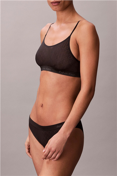 Calvin Klein Unlined Bralette Kadın Sütyen Siyah