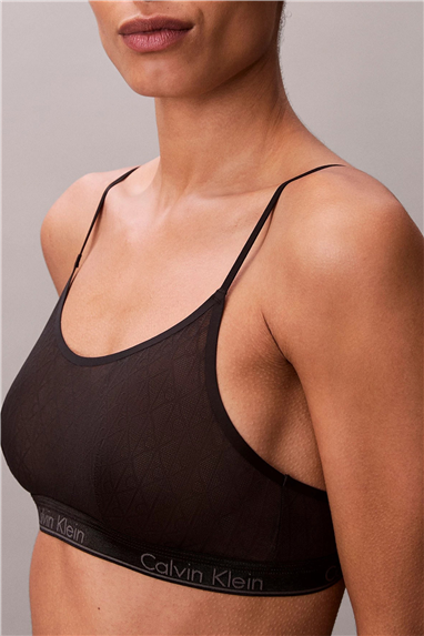 Calvin Klein Unlined Bralette Kadın Sütyen Siyah