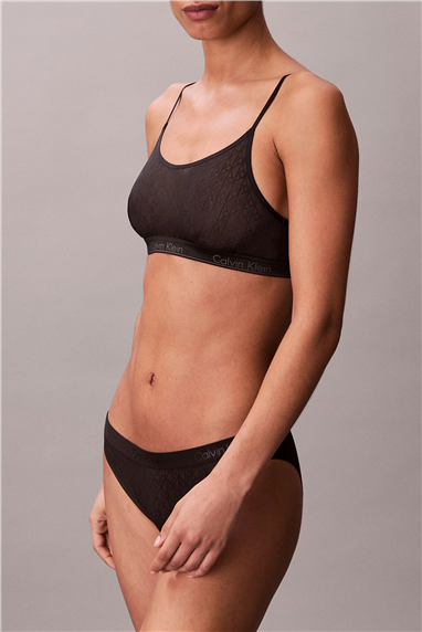 Calvin Klein Unlined Bralette Kadın Sütyen Siyah