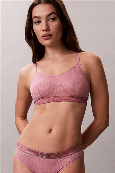 Calvin Klein Unlined Bralette Kadın Sütyen Pembe