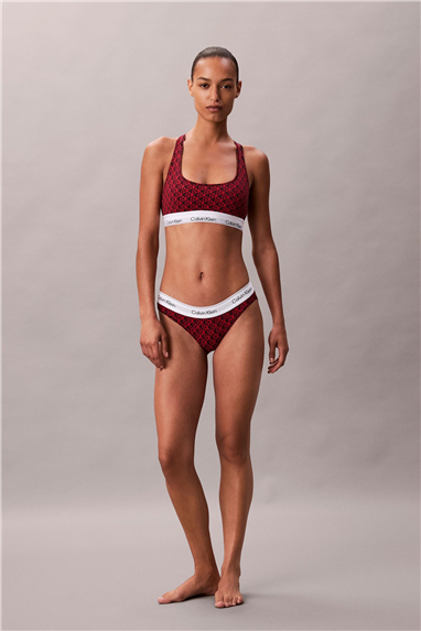 Calvin Klein Unlined Bralette Kadın Sütyen Mor
