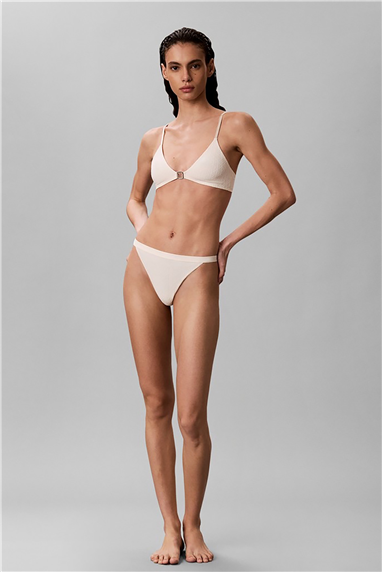 Calvin Klein Unlined Triangle Kadın Sütyen Beyaz