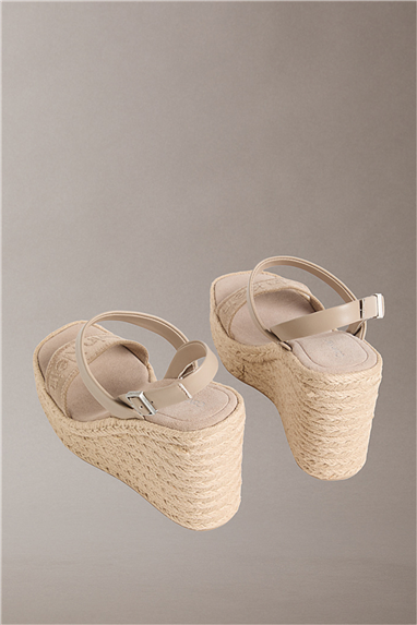 Calvin Klein Wedge Espad 70 Webbi Kadın Espadril Gri
