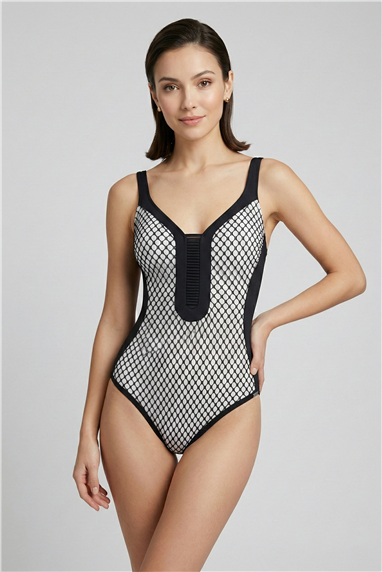 Charmline A-Charmline Textured Dimension Kadın Mayo