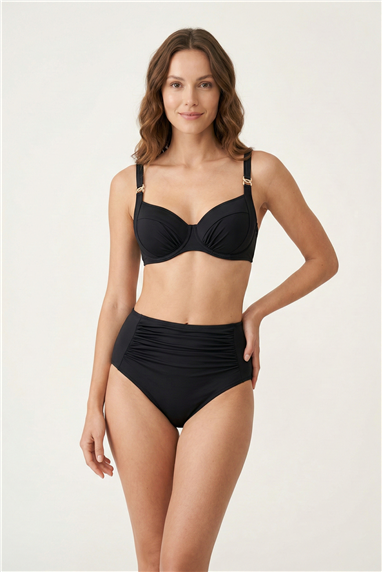 Charmline O-Charmline Nos Essential Classics Kadın Bikini Takımı Siyah