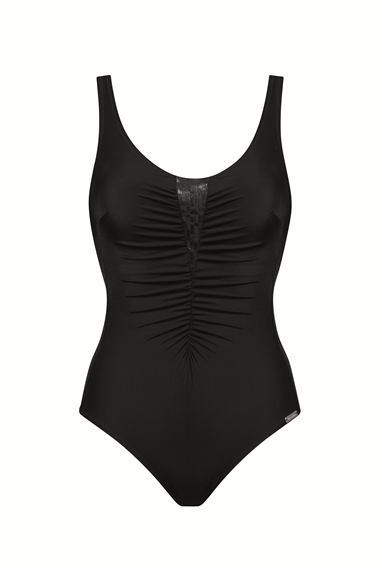 Charmline G-Charmline Sculpted Black Kadın Mayo