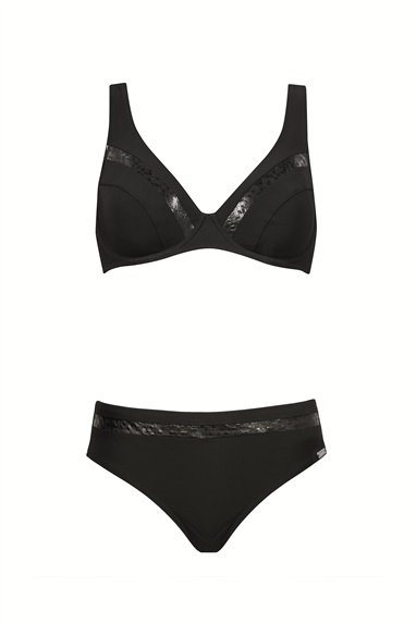 Charmline G-Charmline Sculpted Black Kadın Bikini Takımı