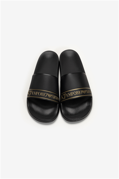 EA7 Unisex Terlik Siyah