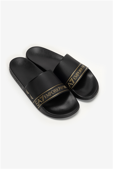 EA7 Unisex Terlik Siyah