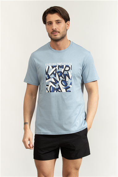 Emporio Armani Erkek Bisiklet Yaka T-Shirt