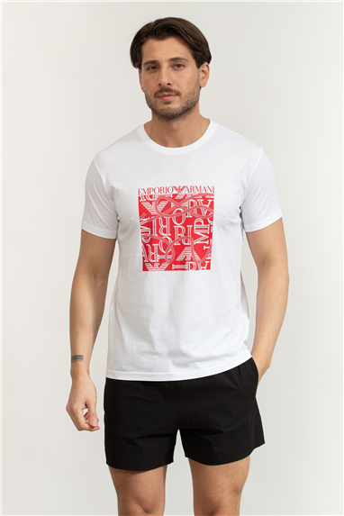 Emporio Armani Erkek Bisiklet Yaka T-Shirt