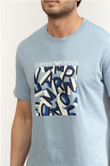 Emporio Armani Erkek Bisiklet Yaka T-Shirt