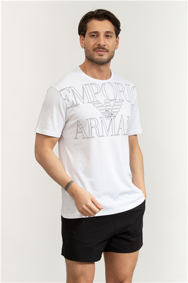 Emporio Armani Erkek Bisiklet Yaka T-Shirt