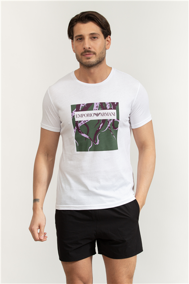 Emporio Armani Erkek Bisiklet Yaka T-Shirt