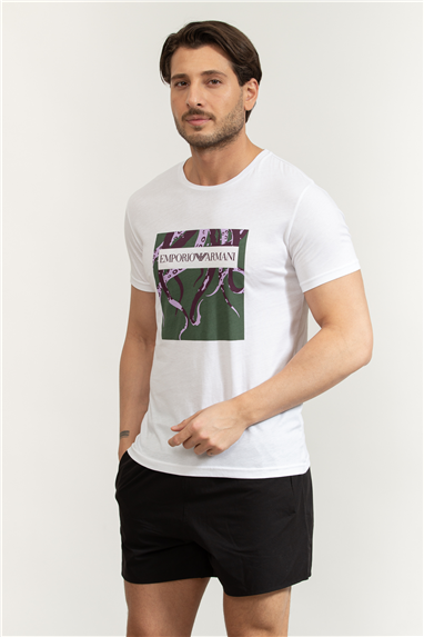 Emporio Armani Erkek Bisiklet Yaka T-Shirt