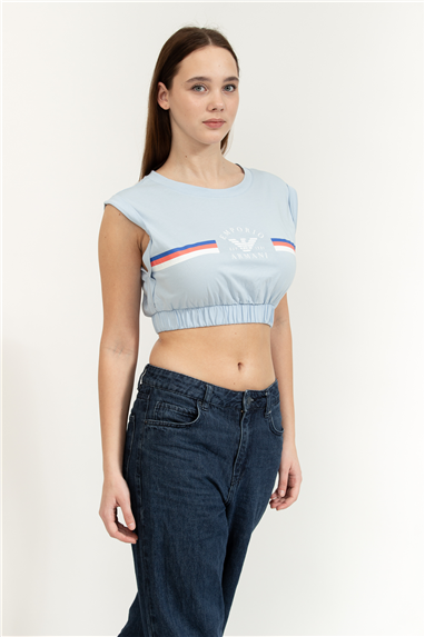 Emporio Armani Kadın Askılı T-Shirt