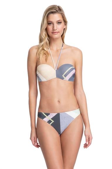 Gottex Cruise Modern Art Straplez Bikini Takımı