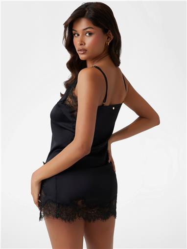 Guess Petticoat Kadın Gecelik Siyah