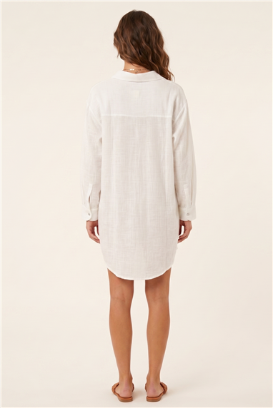 Lalamia Kadın Pamuklu Düz Gömlek