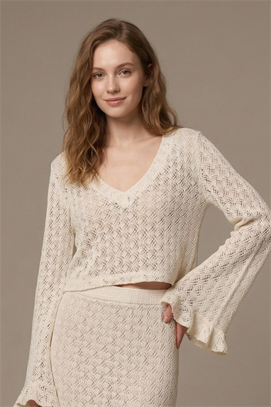 Lalamia Kadın Triko İpli Bluz