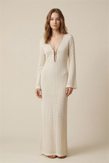 Lalamia Kadın Triko İpli Elbise