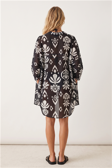 Lalamia Kadın Vual Baskılı Gömlek