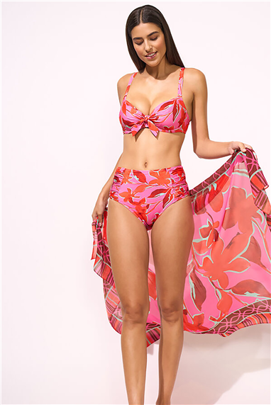 Lidea Kadın G-Lidea Fused Florals Pareo