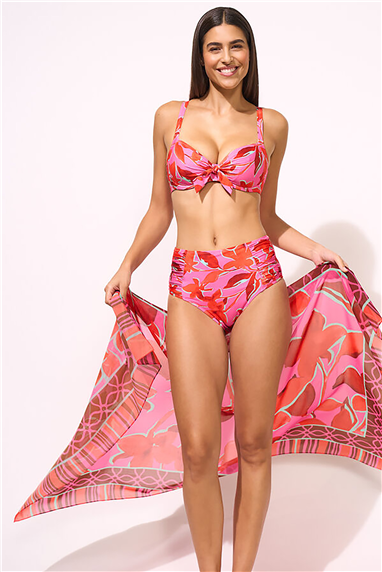 Lidea Kadın G-Lidea Fused Florals Pareo