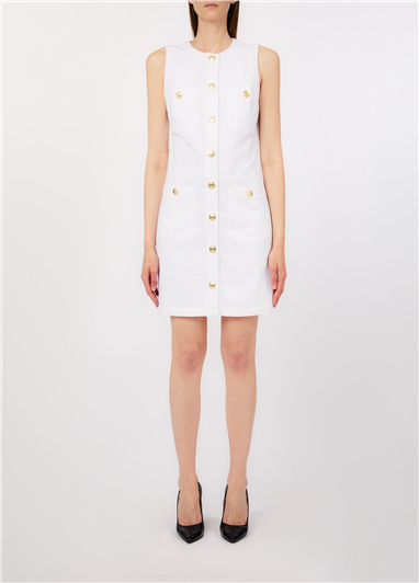 Liu Jo Abito Button Kadın Kot Elbise