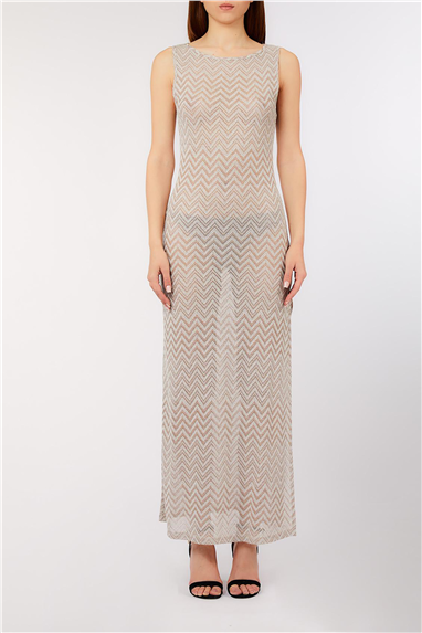 Liu Jo Abito Ts.Maglia Lungo Kadın Plaj Elbisesi