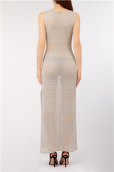 Liu Jo Abito Ts.Maglia Lungo Kadın Plaj Elbisesi