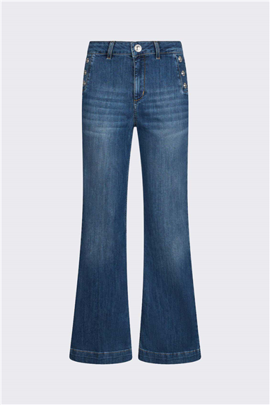 Liu Jo B.Up Flare Button H.W. Kadın Jean Pantolon