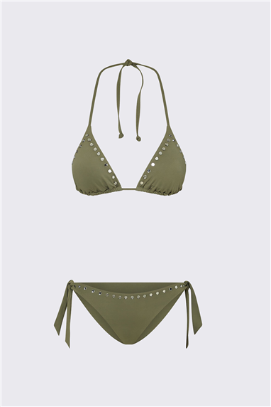 Liu Jo Bikini Trian.Tendina Slip Fioc Kadın Bikini Takımı Çok Renkli