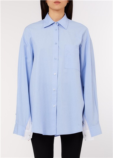 Liu Jo Camicia Patch Kadın Gömlek Çok Renkli