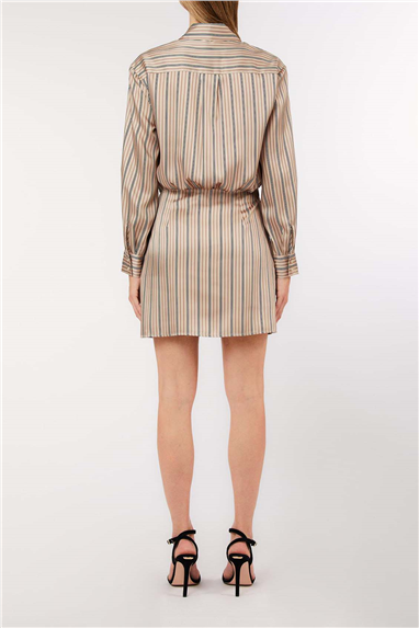 Liu Jo Ecs Abito Con Balze Kadın Elbise