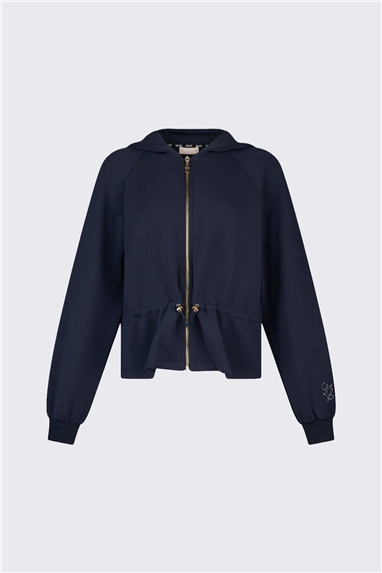 Liu Jo Ecs Felpa Aperta Kadın Kapüşonlu Sweatshirt