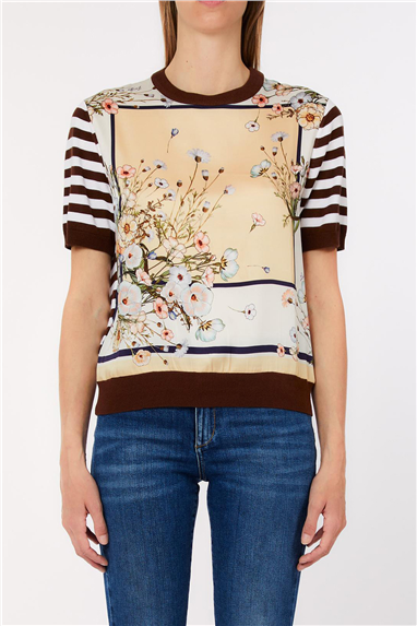 Liu Jo Ecs Maglia Chiusa M/C Kadın Triko