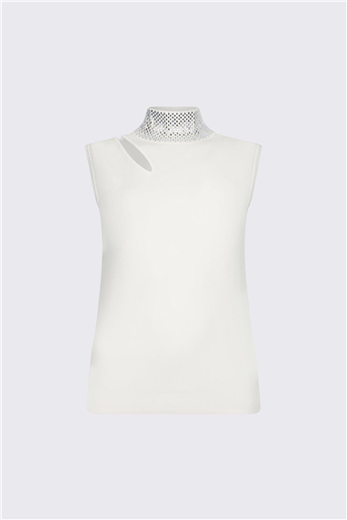Liu Jo Ecs Maglia Chiusa S/M Kadın Triko