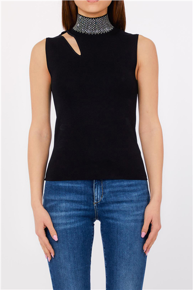 Liu Jo Ecs Maglia Chiusa S/M Kadın Triko
