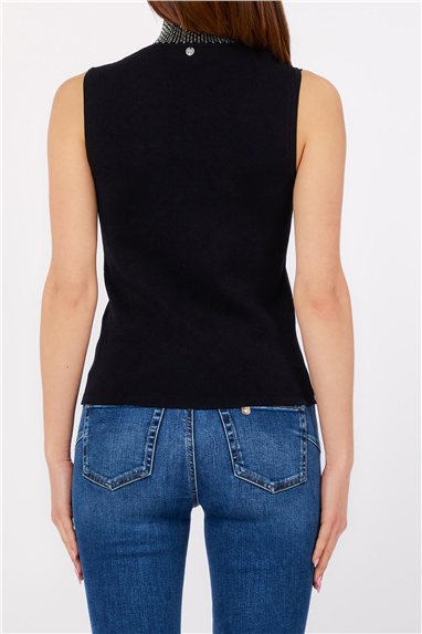 Liu Jo Ecs Maglia Chiusa S/M Kadın Triko