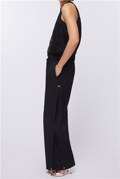 Liu Jo Ecs Pant.Ts Tpotf Lungo Kadın Pantolon Siyah