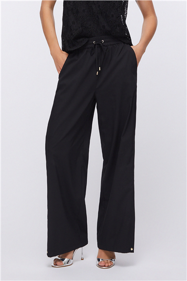 Liu Jo Ecs Pant.Ts Tpotf Lungo Kadın Pantolon Siyah